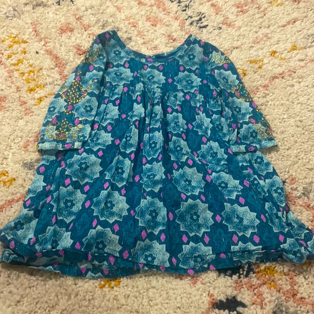 OshKosh dress with gold embroidery size 4